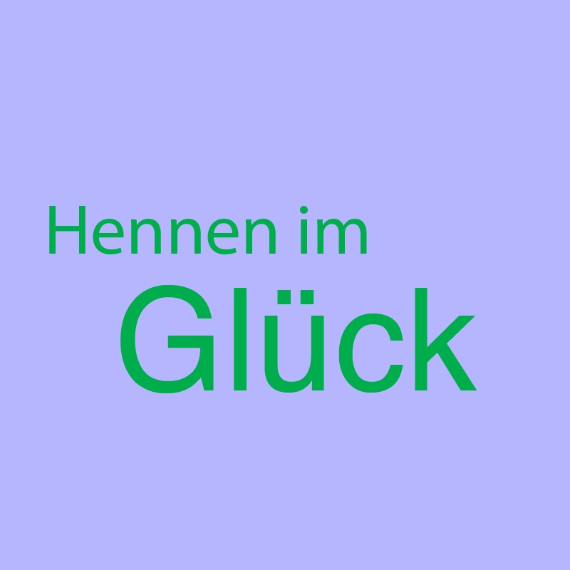 Hennen im Glück