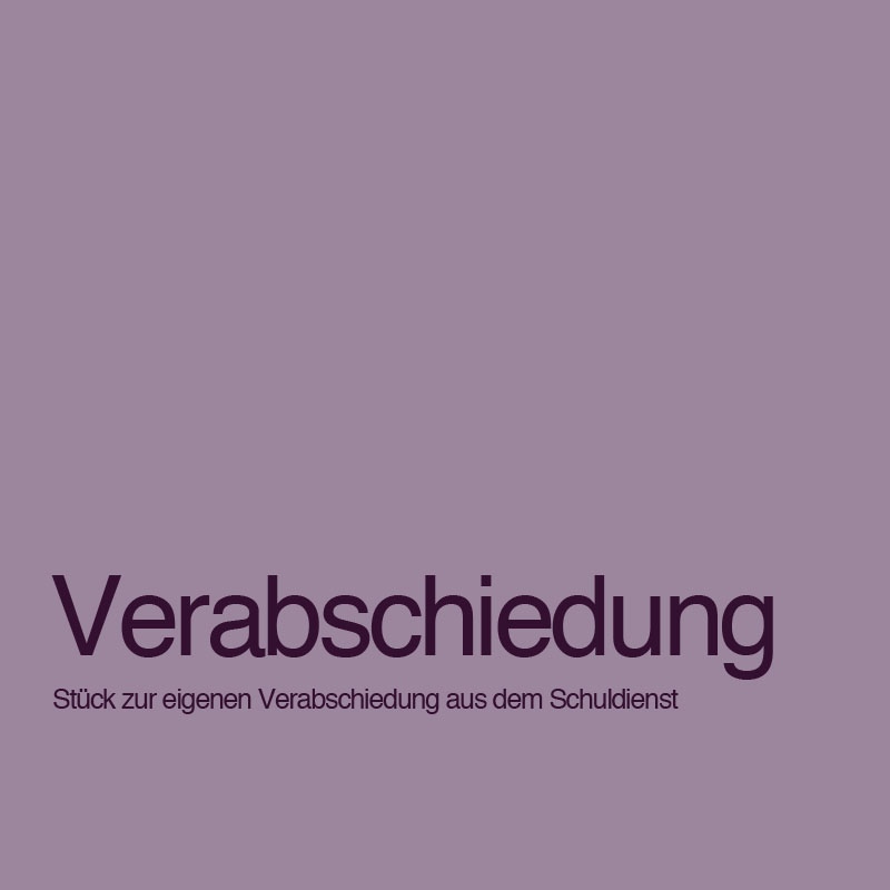 Verabschiedung