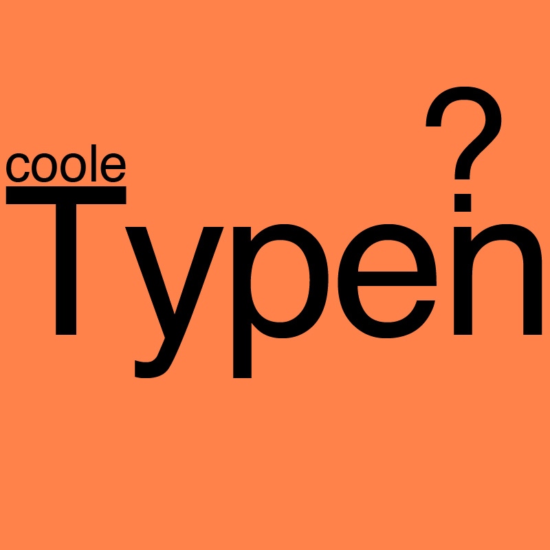 Coole Typen?