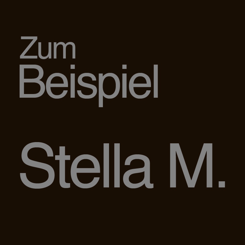 Zum Beispiel Stella M.