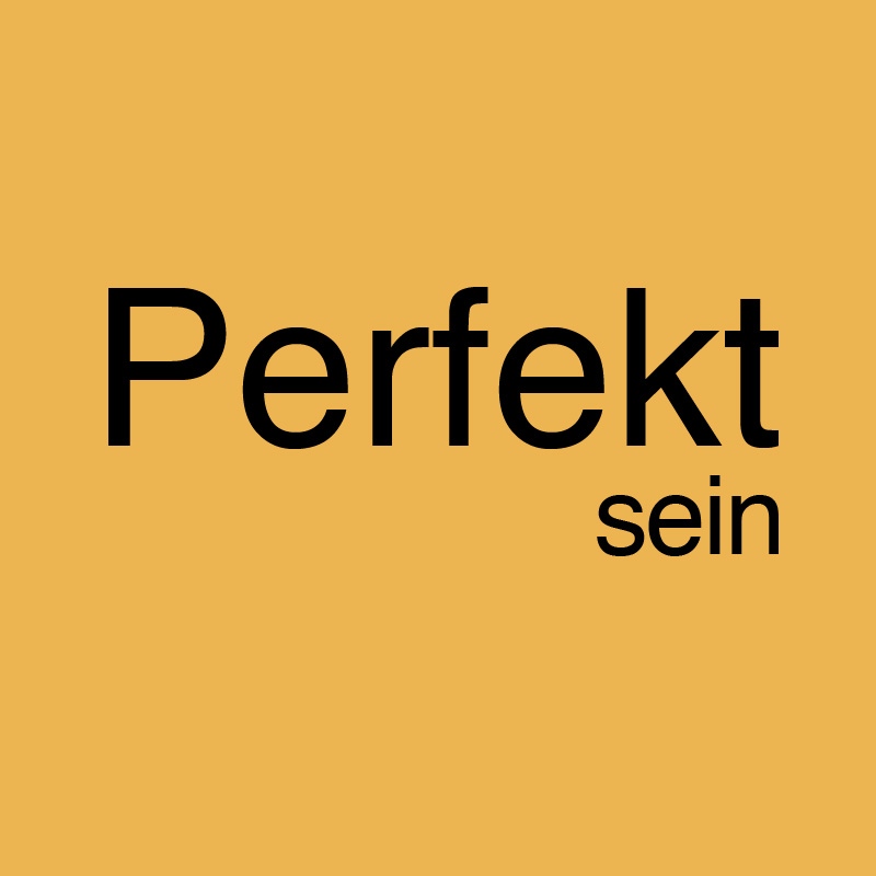 Perfekt sein