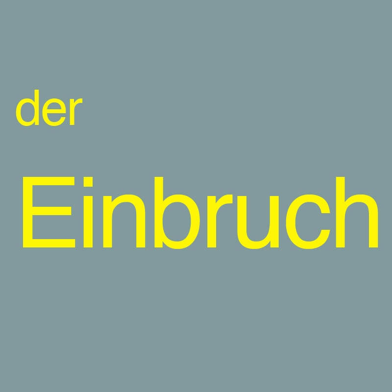 Der Einbruch